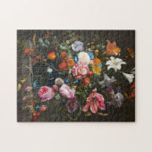 花の花瓶，ヤン・ダビズ・デ・ヘム ジグソーパズル (横)