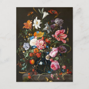 花の花瓶 ヤン・ダビズ・デ・ヘム ポストカード