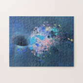 花の花瓶(青描写色)、オディロン・レドン ジグソーパズル (横)