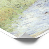 花の花瓶， 1880, Claude Monet ポスター (角)