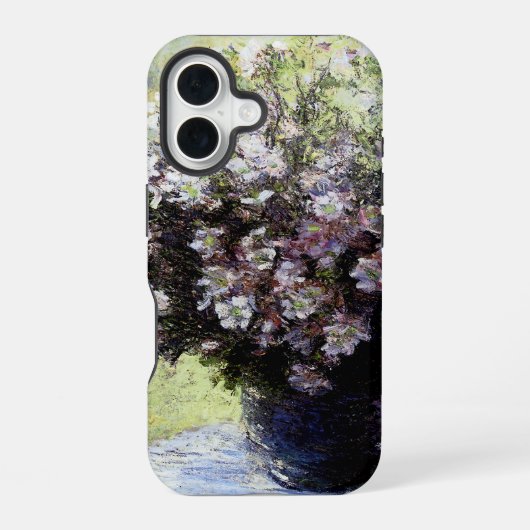 花の花瓶 iPhone 16ケース (裏面)