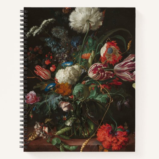 花の花瓶 – Jan Davidsz. de Heem ノートブック (正面)