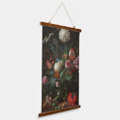 花の花瓶 – Jan Davidsz. de Heem 吊り下げ型タペストリー (傾斜あり)