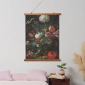 花の花瓶 – Jan Davidsz. de Heem 吊り下げ型タペストリー (寝室)