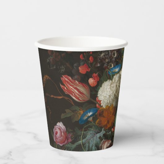 花の花瓶 – Jan Davidsz. de Heem 紙コップ (正面)