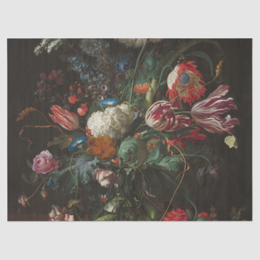 花の花瓶 – Jan Davidsz. de Heem 薄葉紙 (正面)