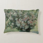 花の花瓶byクロード・モネ アクセントクッション (裏面)