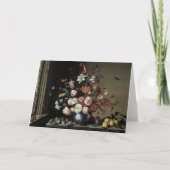花の花瓶by a Window, Balthasar van der Ast カード (正面)