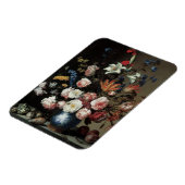 花の花瓶by a Window, Balthasar van der Ast マグネット (左側)