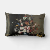 花の花瓶by a Window, Balthasar van der Ast ランバークッション (裏面)