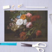 花の花瓶by Rachel Ruysch 薄葉紙 (クラフト)