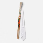 花の花瓶by Redon Post-Impressionist ネクタイ (裏面)