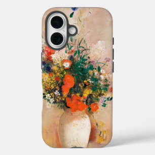 花の花瓶by Redon Post-Impressionist iPhone 16ケース