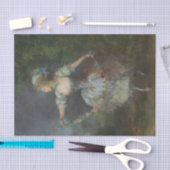 花の花輪を持つ女の子の踊りby Schall 薄葉紙 (クラフト)