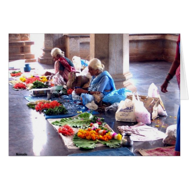 花の花輪 (正面横)