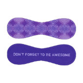 花の花 – スタンプ模様 – 紫 野球ボール (パネル)