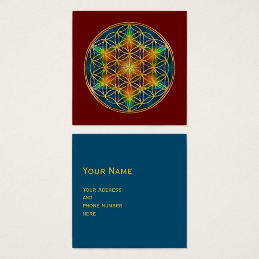 花の花 – フラクタル花1 (正面&裏面)