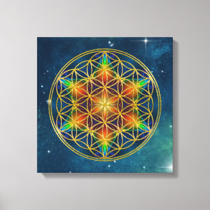 花の花 – フラクタル花1 キャンバスプリント