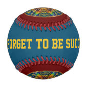 花の花 – フラクタル花1 野球ボール (裏面)