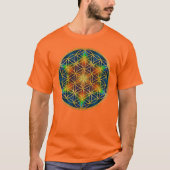 花の花 – フラクタル花1 Tシャツ (正面)