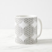 花の花/ブルームデレベンス – シルバー コーヒーマグカップ (正面右)