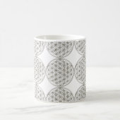 花の花/ブルームデレベンス – シルバー コーヒーマグカップ (中央)