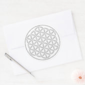 花の花/ブルームデレベンス – スタンプ白 ラウンドシール (封筒)