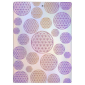 花の花/ブルームデレベンス – パタンバイオレット クリップボード (裏面)