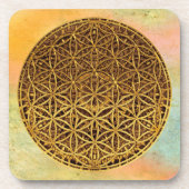 花の花/ブルームデレベンス – メダル金ゴールド コースター (正面)