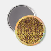 花の花/ブルームデレベンス – メダル金ゴールド マグネット (正面/裏面)