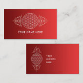 花の花/ブルームデレベンス – ヴィンテージIa 名刺 (正面/裏面)