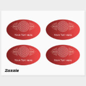 花の花/ブルームデレベンス – ヴィンテージIa 楕円形シール (シート)