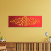 花の花/ブルームデレベンス – ヴィンテージXI キャンバスプリント (インサイチュ (リビング))