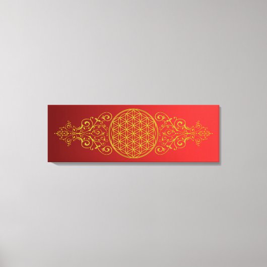 花の花/ブルームデレベンス – ヴィンテージXI キャンバスプリント (正面)