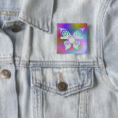 花の花/ブルームデレベンス – 蝶 缶バッジ (インサイチュ)