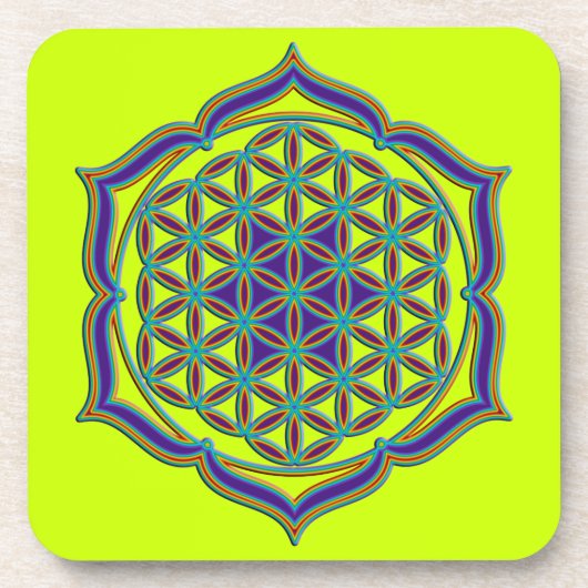 花の花/ブルームデレベンス – Lotus Contour コースター (正面)