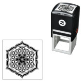 花の花/ブルームデレベンス – Lotus contour セルフインキングスタンプ (インサイチュ)