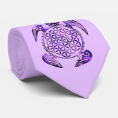 花の花/ブルームデレベンス – turtle violet ネクタイ (ロール)