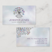 花の花 – 木の花 – カラフル 名刺 (正面/裏面)