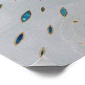 花の花 – 木の花 – 蝶 ポスター (角)