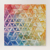 花の花 – 水色絵を描の ジグソーパズル (横)