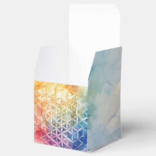 花の花 – 水色絵を描の フェイバーボックス (オープン)