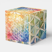 花の花 – 水色絵を描の フェイバーボックス (裏面サイド)