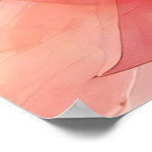 花の花 – 水色絵を描の ポスター (角)