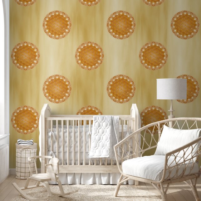 花の花 – 聖なる幾何学模様3 壁紙 (キッズ)