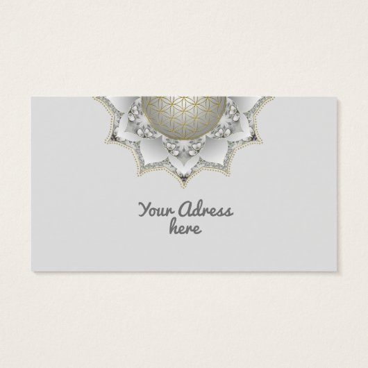 花の花 – 花壇曼荼羅1 (裏面)