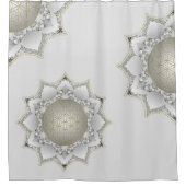 花の花 – 花壇曼荼羅1 シャワーカーテン (正面)