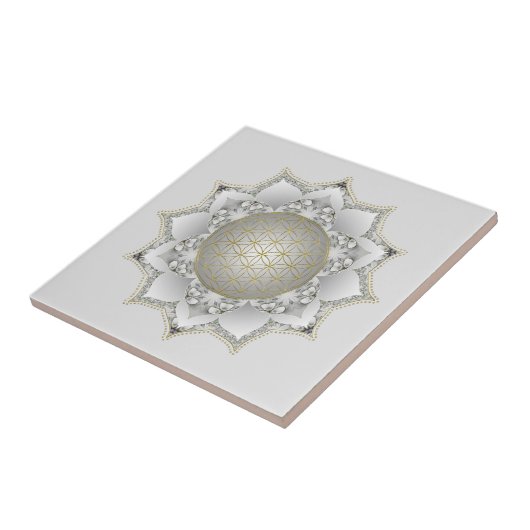 花の花 – 花壇曼荼羅1 タイル (側面)