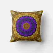 花の芸術の曼荼羅の装飾用クッション クッション (裏面)