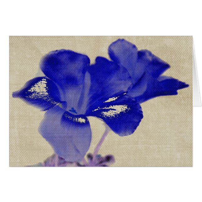 花の芸術カード (正面横)